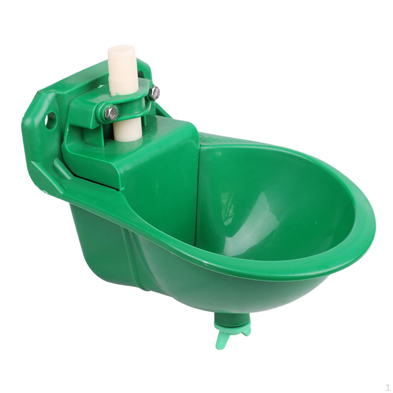 Automatic Sheep Feeding Water Bowl Trough Dispenser Farm Animal Feeder Goat Waterer