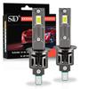 2 szt. 60000LM H1 Turbo LED Żarówki Reflektorów 260W Canbus Mini Bezprzewodowe Lampy z Wentylatorem Chipsety CSP Super Jasne do Samochodowych Lamp Przeciwmgielnych Reflektorów 6500K Białe