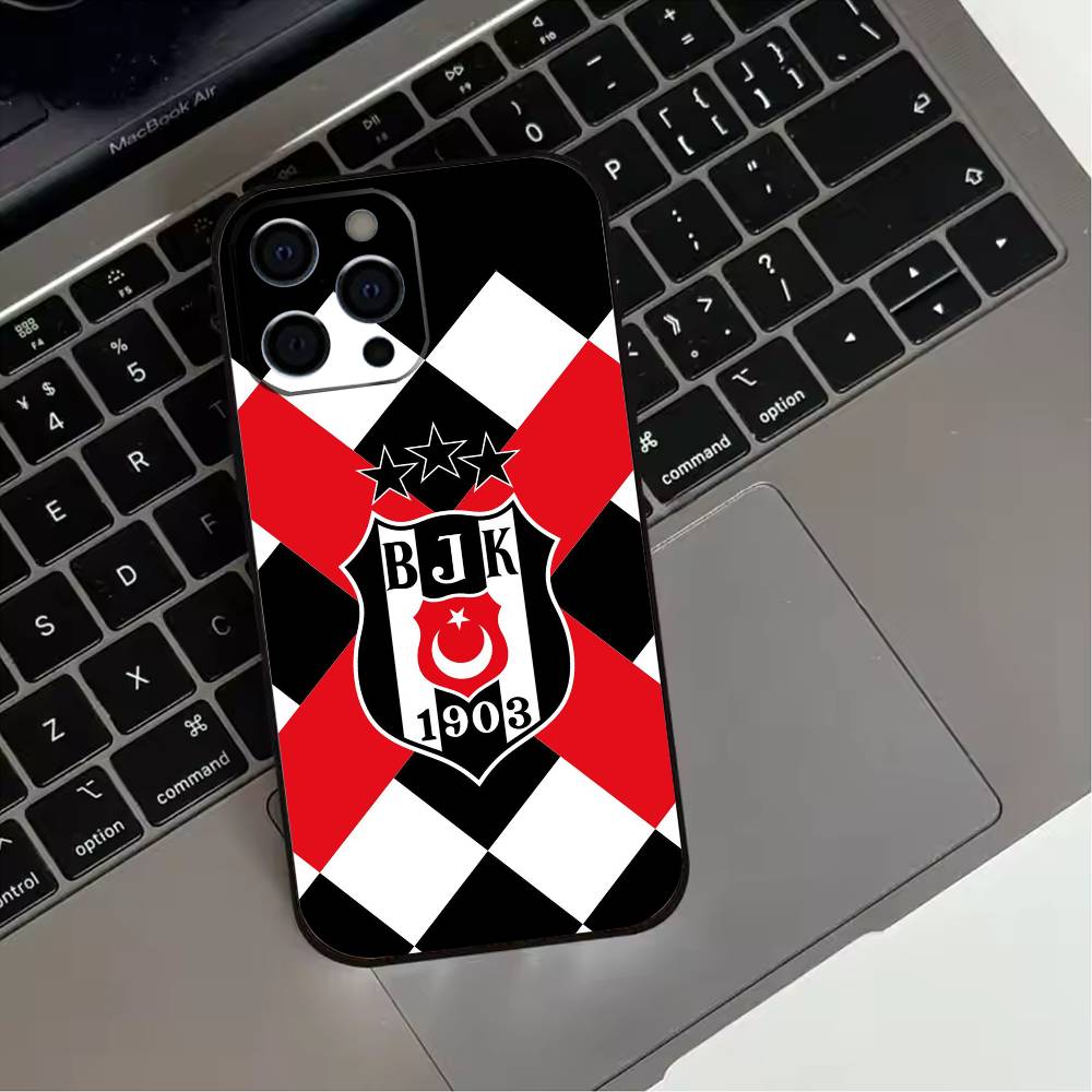 1 Stück F-Fashion B-Besiktas BJK Handyhülle Für iPhone 17,16,15,14,13,12,11 Plus,Pro Max,XS,Weiche Silikon Schwarze Hülle