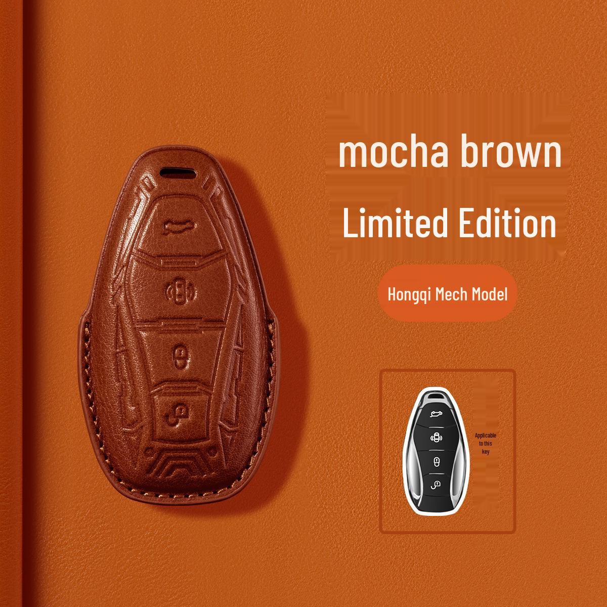 Hongqi H5/H6/H9/HS3/HS5/HS7/EQM5 First Layer Cowhide Key Cover