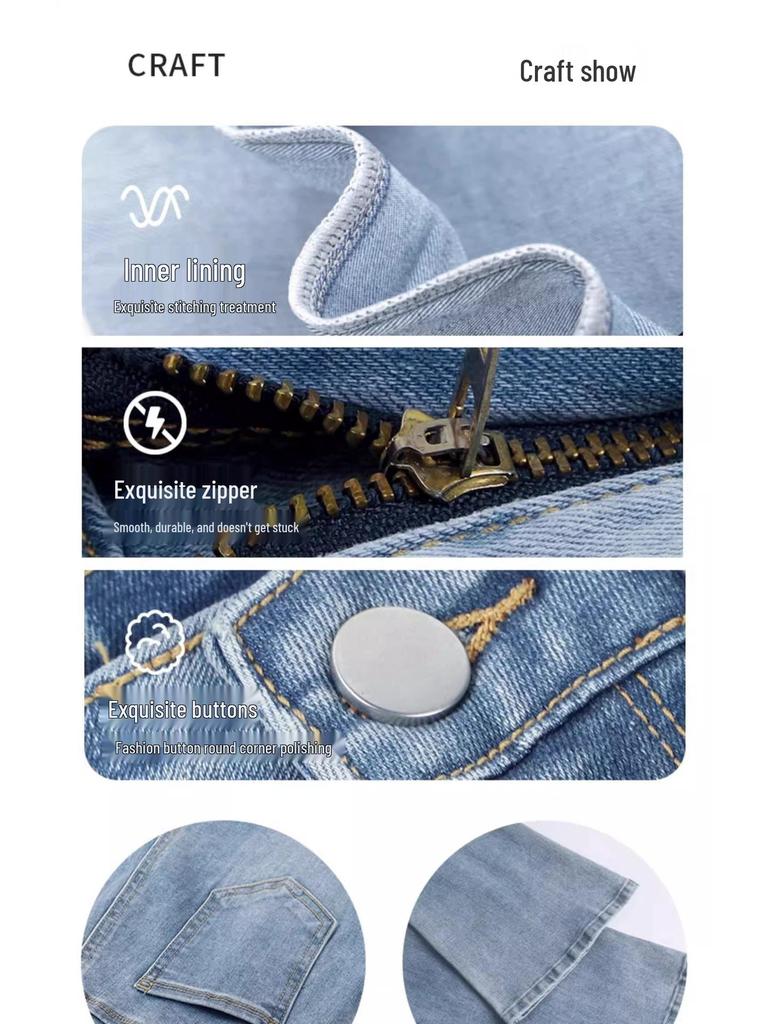 Plus Size Slimming High Waist Retro Flare Jeans for Women - Spring 2025 Collection