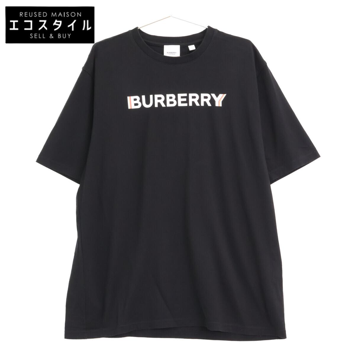 BURBERRY Black 8053010 Cotton T-shirt tops L blackUsed 21359₽