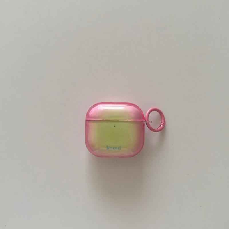 Semi-transparent contrast color smudge suitable for Apple AirPodsPro 1st generation protective case pro1 wireless bluetooth headset case 1st generatio