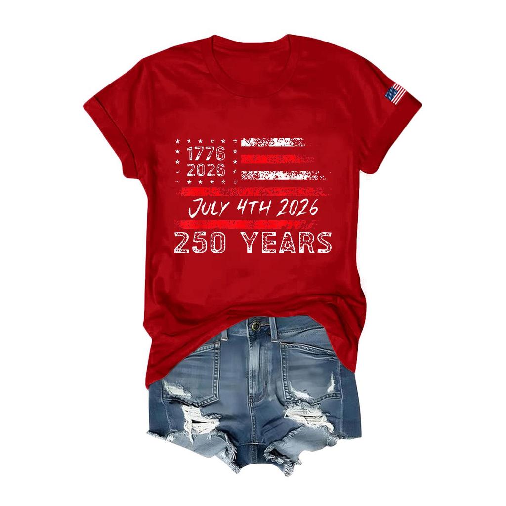 Damen T-Shirts Kurzarmshirts Pullover Sommer Frühling Oberteile Blusen