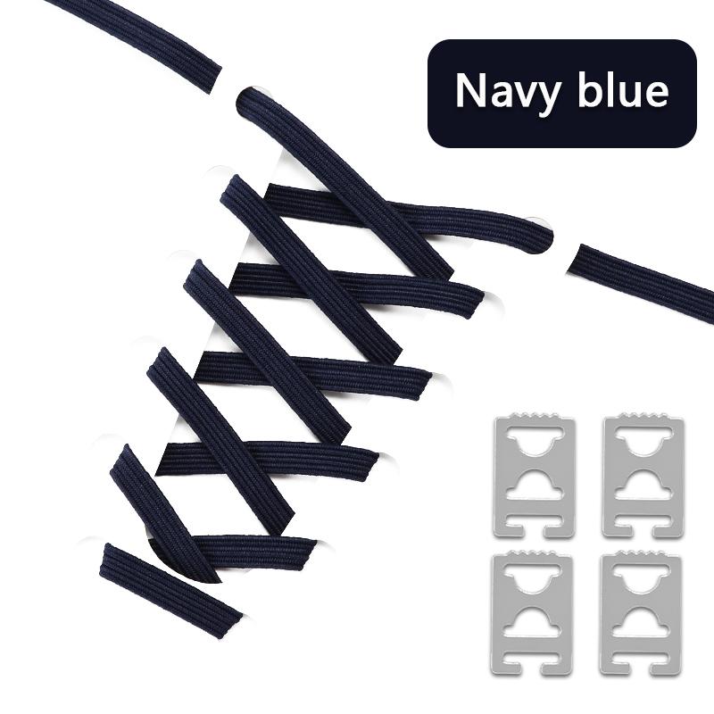 1 Pair Elastic No Tie Shoe Laces Anchors Flat Shoelace Lock Clip for Adults and Kids Tieless Shoelaces for Sneakers