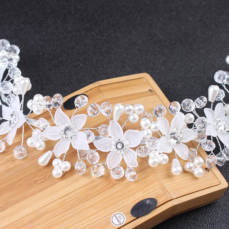Wedding Bride Headgear Handmade Floral Ornaments Wedding Hair Accessories Corolla Accessories