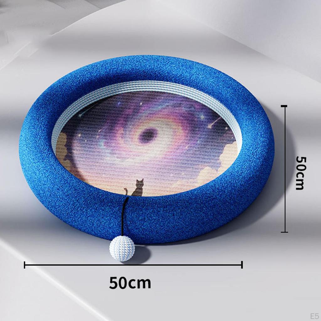 Cat Bed, Scratching Board, Lounger, Claw Care Toy with Flannel And Non-slip Bottom for Pets,