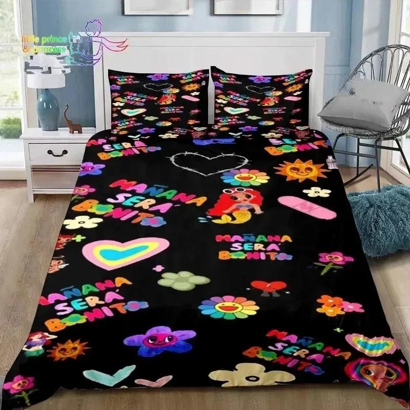 Bettdecke Schöne Karol G Manana Bettwäscheset Erwachsener JungeMädchen Schlafzimmerdekoration Kindergeschenk Einzel Doppel Großformat