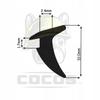 Seal for PVC windows S-396 BLACK 1m