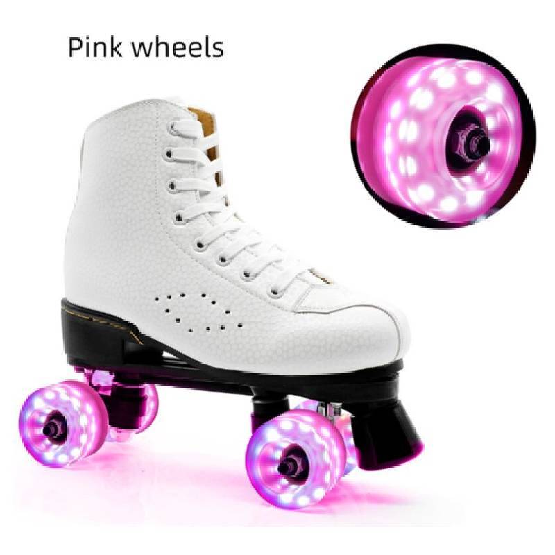 Led Light Roller Skates With Double Row Pu Wheels For Indoor And Outdoor Use