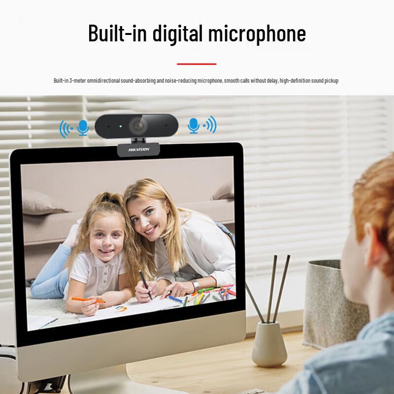 Hikvision DS-E12 1080P USB Webcam