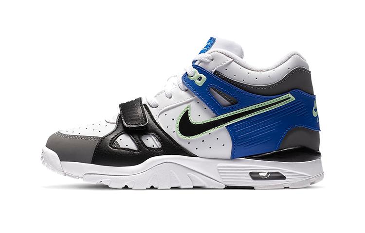 Nike Air Trainer 3 BP Children s Basketball Shoes Black White Blue Children Aged 3 7 Years Old CN9751-100 28