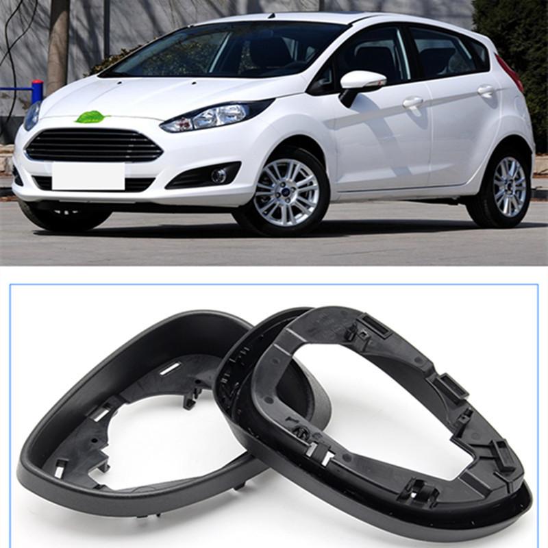 Car Side Mirror Housing Frame For Ford Fiesta MK7 2009 2010 2011 2012 2013 2014 2015 2016 2017 RearView Mirror Frame Holder Trim