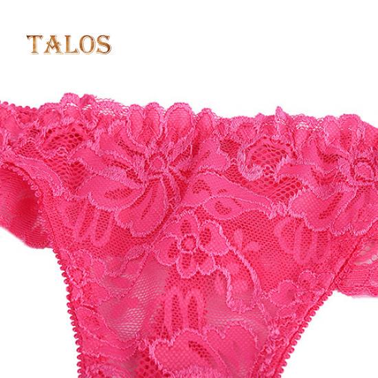 Talos Sexy Women's Lace Panties Soft Briefs Knickers Lingerie Underwear Thongs G-String