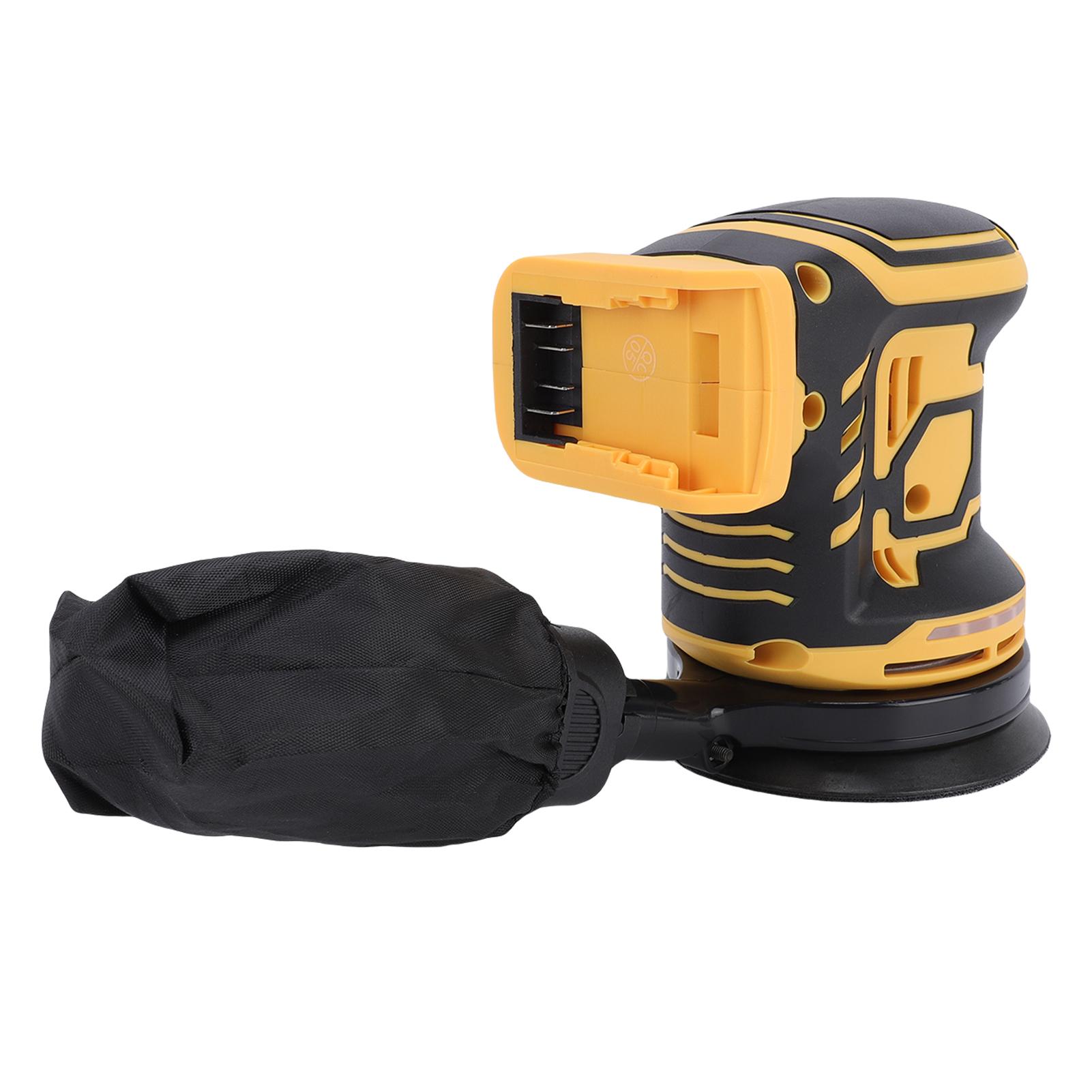 

Cordless Sander 5 Inch Electric Orbital Sander 3 Speeds to Adjust Support 20V Battery with Dust Collection System for