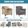 Splash Proof Jacquard Small Sofa Cover Club Armchair Slipcovers Elastic Single Couch Covers Living Room Not 100% Waterproof 1PC