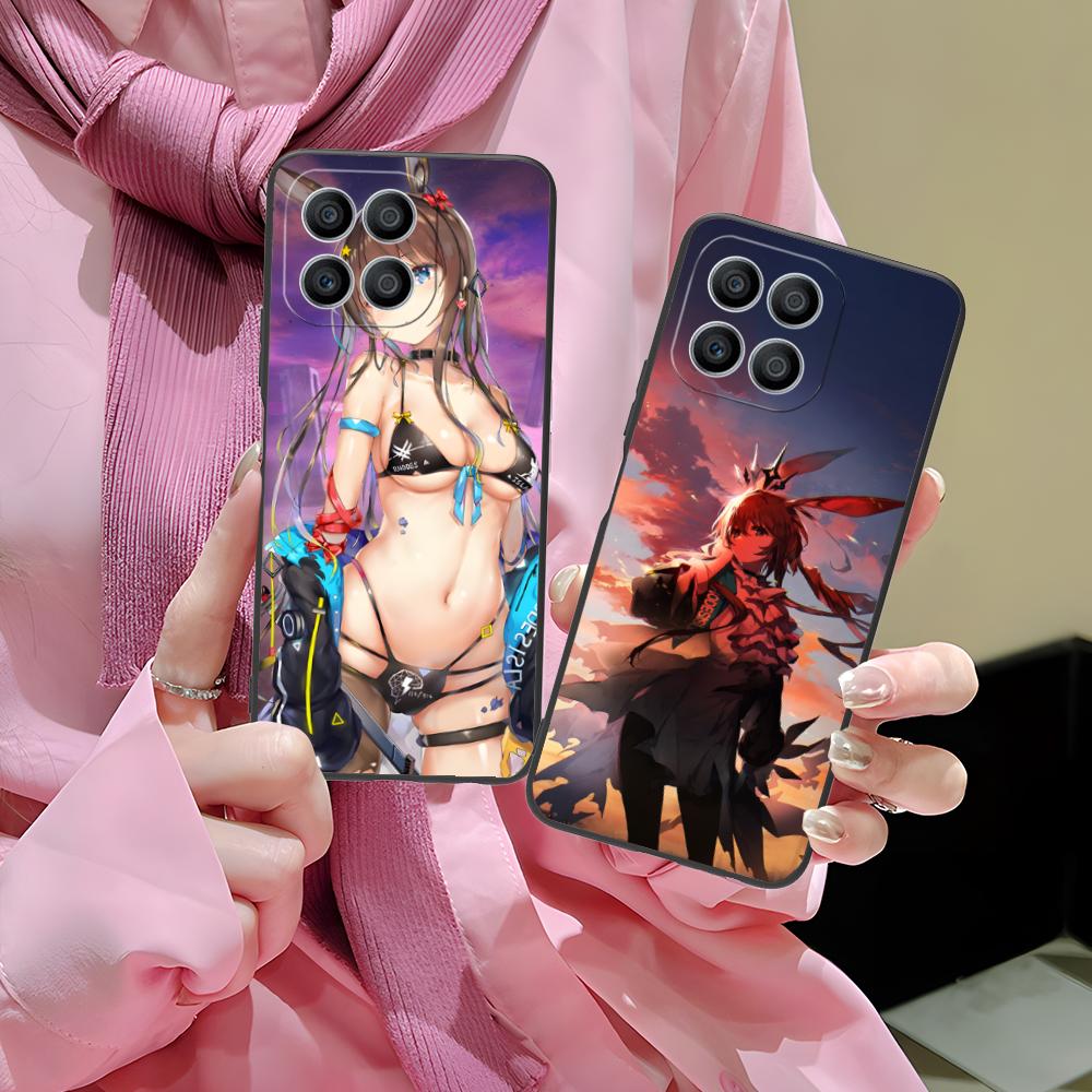 Arknights Amiya Mobile Phone Case for Honor 90 80 70 60 50 30 20 10 9 8 7 Pro S SE Lite 5G Colour Printing Protective Luxury