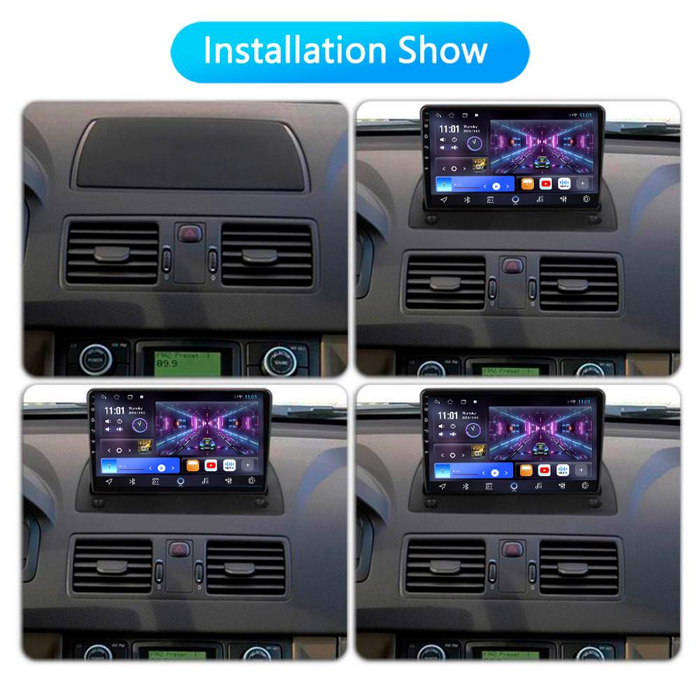 X-REAKO Car Video Player for VOLVO XC90 2003-2014 GPS Navigation Built-in Dsp Carplay Autoradio Android Head Unit