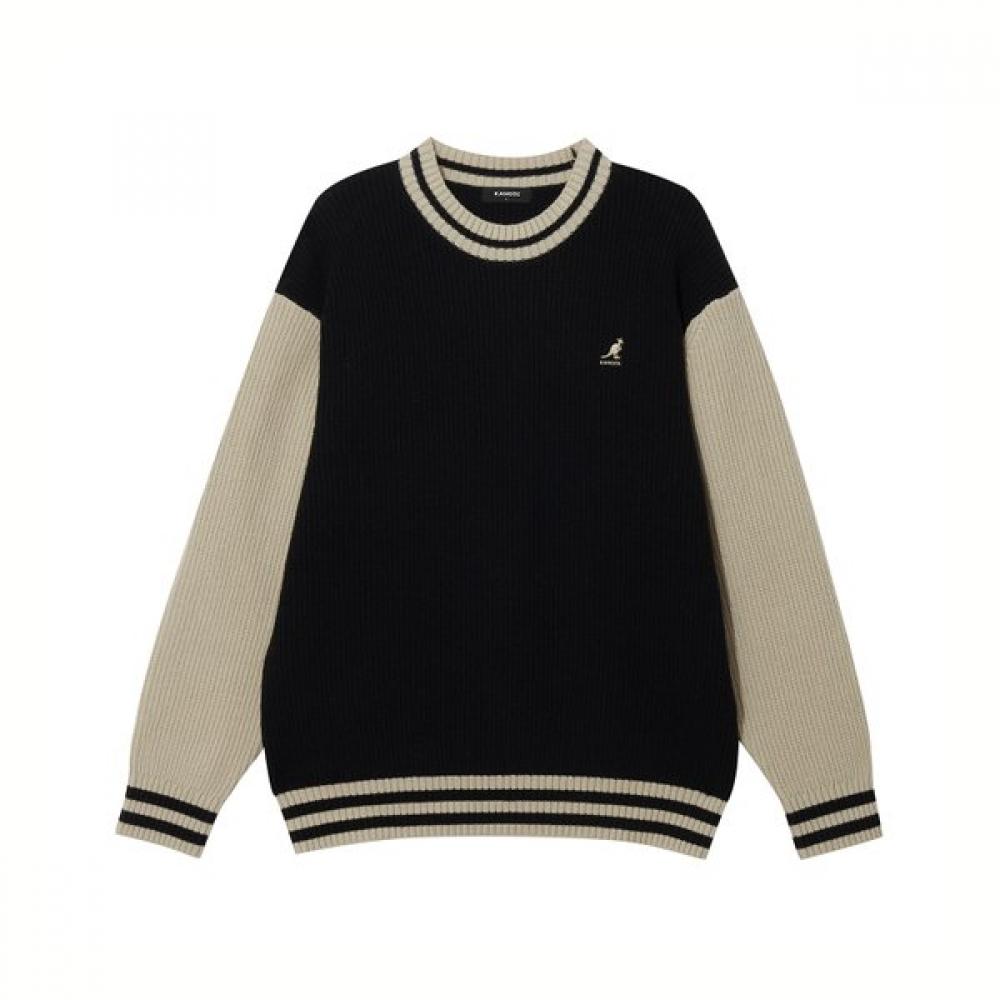 Kangol Пуловер с полосками в стиле Varsity Черный 1904 ME