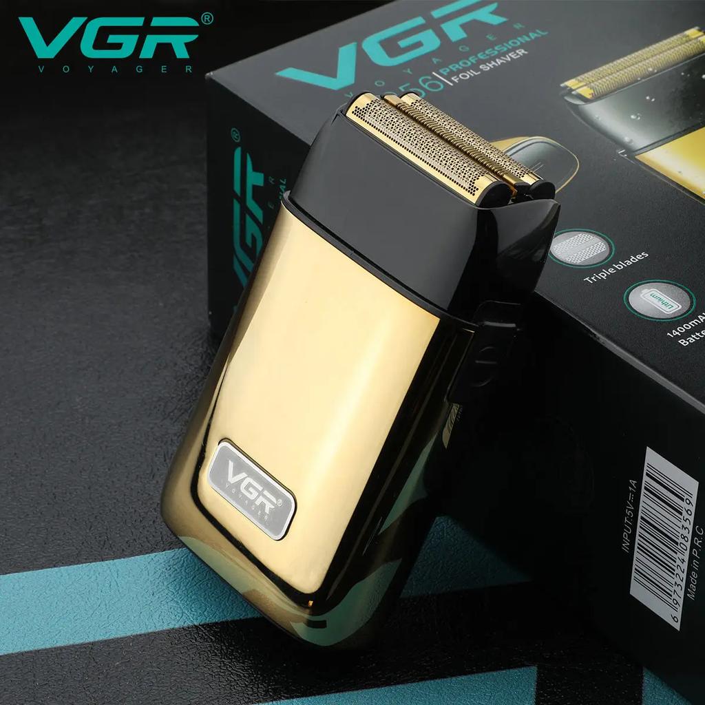 VGR 356 High-end Metal Body Shaver High Endurance Dual-use Hair Trimmer Home Shaving Razor IPX5 Waterproof and Long-lasting Portable Men's Beard Razor