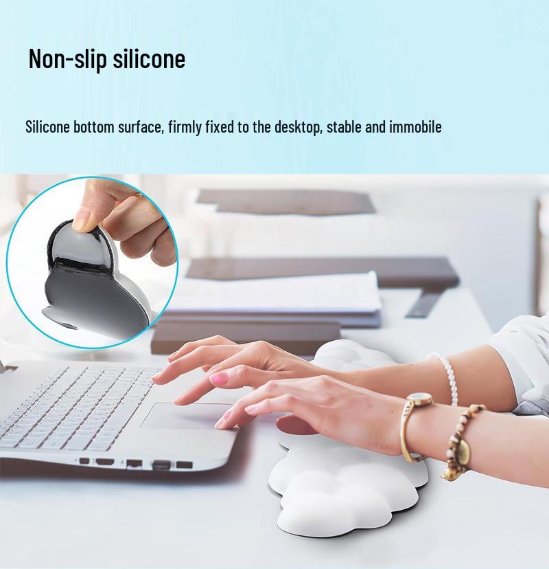 Cross-Border Leather Memory Foam Keyboard Wrist Rest Pad