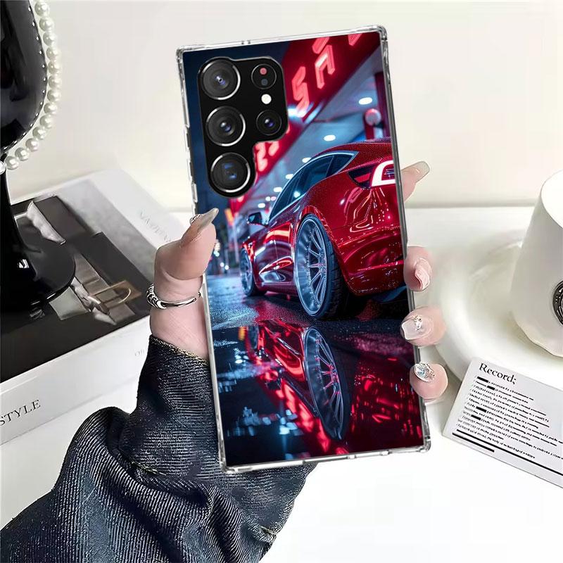 Electric Car M-Model S 3 Soft Phone Case For Samsung Galaxy S22 S23 S24 S25 Edge S26 Ultra S20 FE S21 Plus + Fundas Coque Galaxy