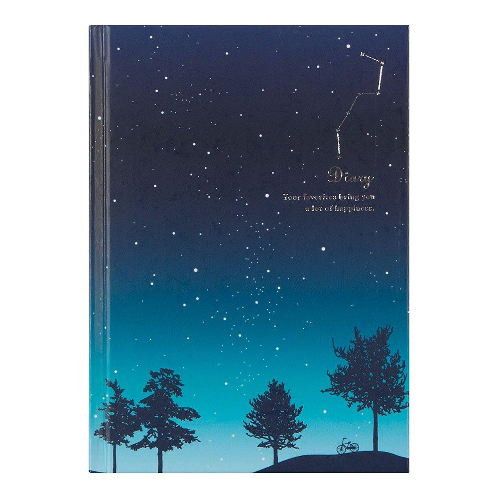 

MIDORI Diary Starry Sky Pattern 12389006