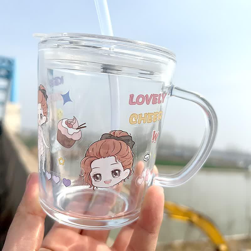 Children s Graduated Glass Cup with Handle
