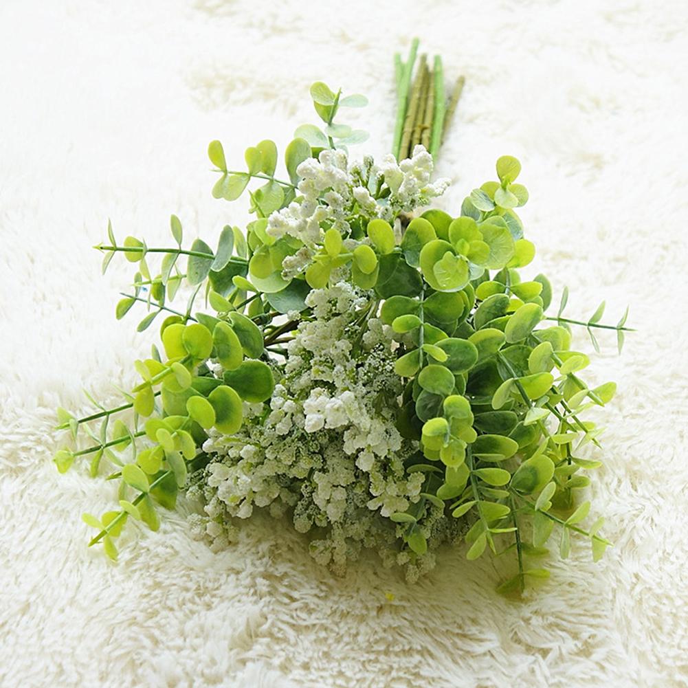 1Bouquet Künstliche Vanillefrucht Eukalyptusblätter Hochzeit Party Home Art Decor Weihnachtsschmuck