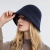 Cappello da pescatore lavorato a maglia autunno inverno Cappello da bacino da donna in tinta unita