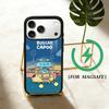Cute B-Bugcat Capoo  Phone Case For iPhone 17 16 15 14 13 12  Pro Max Plus for Magsafe Mirror Wireless Magnetic Cover