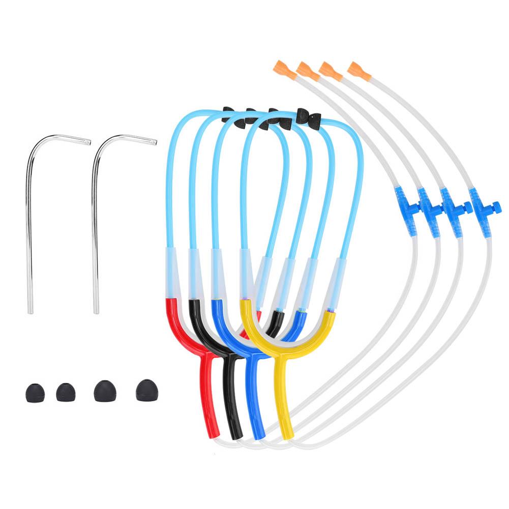 

Binaural Hearing Aid Stethoscope Reduce Noise Hearing Aid Accessory Health Care Tool Blue