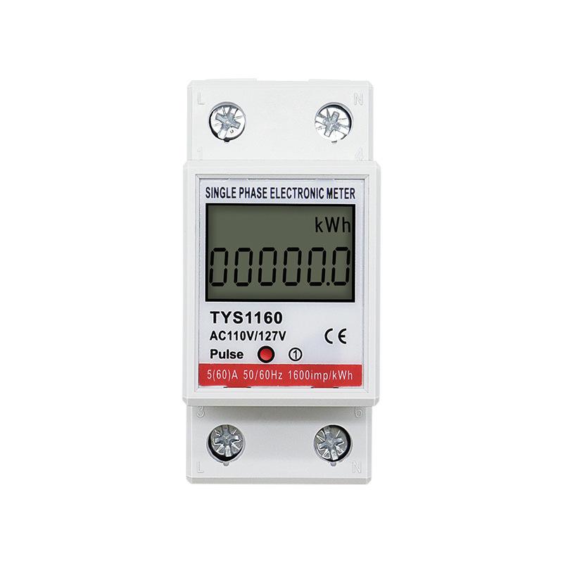 DDS1108 Single-phase DIN-rail Smart Electric Energy Meter - Multifunctional Household Watt-hour Meter