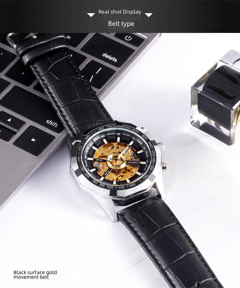 Relógio Mecânico Automático Luminoso Masculino GUTU