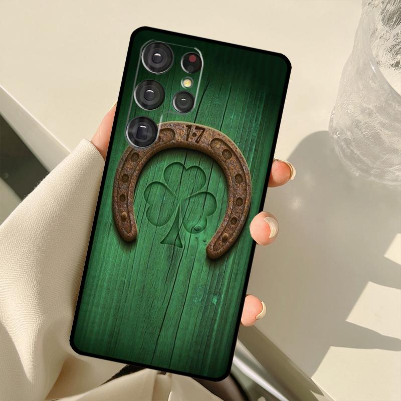 

Ireland Shamrock Lucky Case For Samsung Galaxy S24 Ultra S21 S22 S23 S25 Ultra S9 S10 Plus S20 FE S25 FE Back Cover Galaxy S9