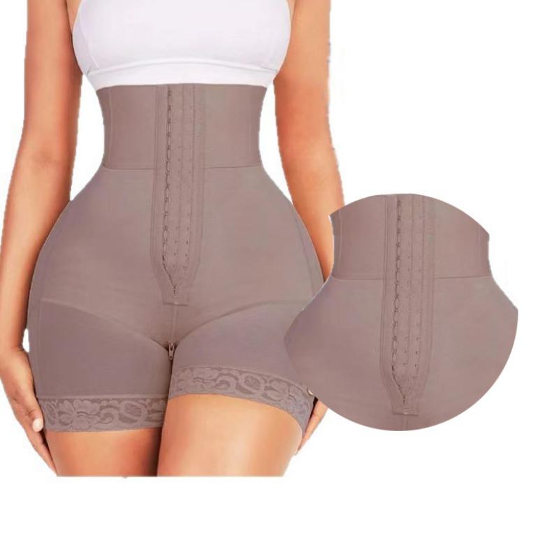 High Waist Plus Size Tummy Control Body Shaping Breathable Mesh Shapewear Panty