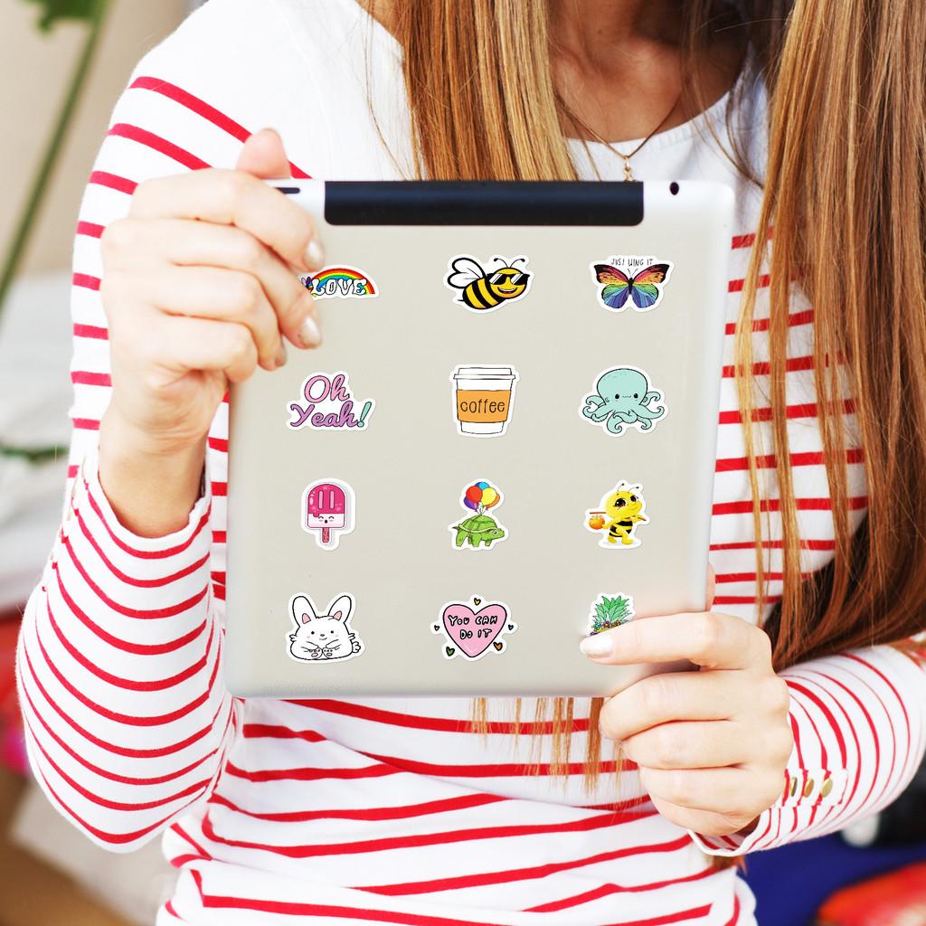 100Pcs Hand Drawn Ins Style Cute Little Objects Graffiti Stickers For Bicycle Hand Account Pencil Case Decals