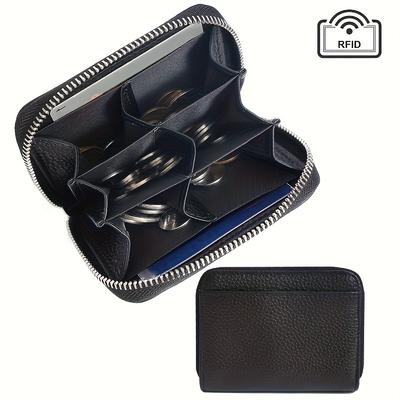 Kurzes Münzmäppchen Damen Lederstruktur Kleine Geldbörse Modische Münztasche Damen Kartenetui Japanischer Stil