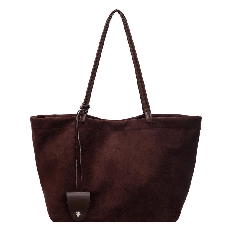 Fashion Lazy Wind Tote Bag Women's New Large Capacity Mother and Child Bag Casual Retro Underarm Shoulder Bag