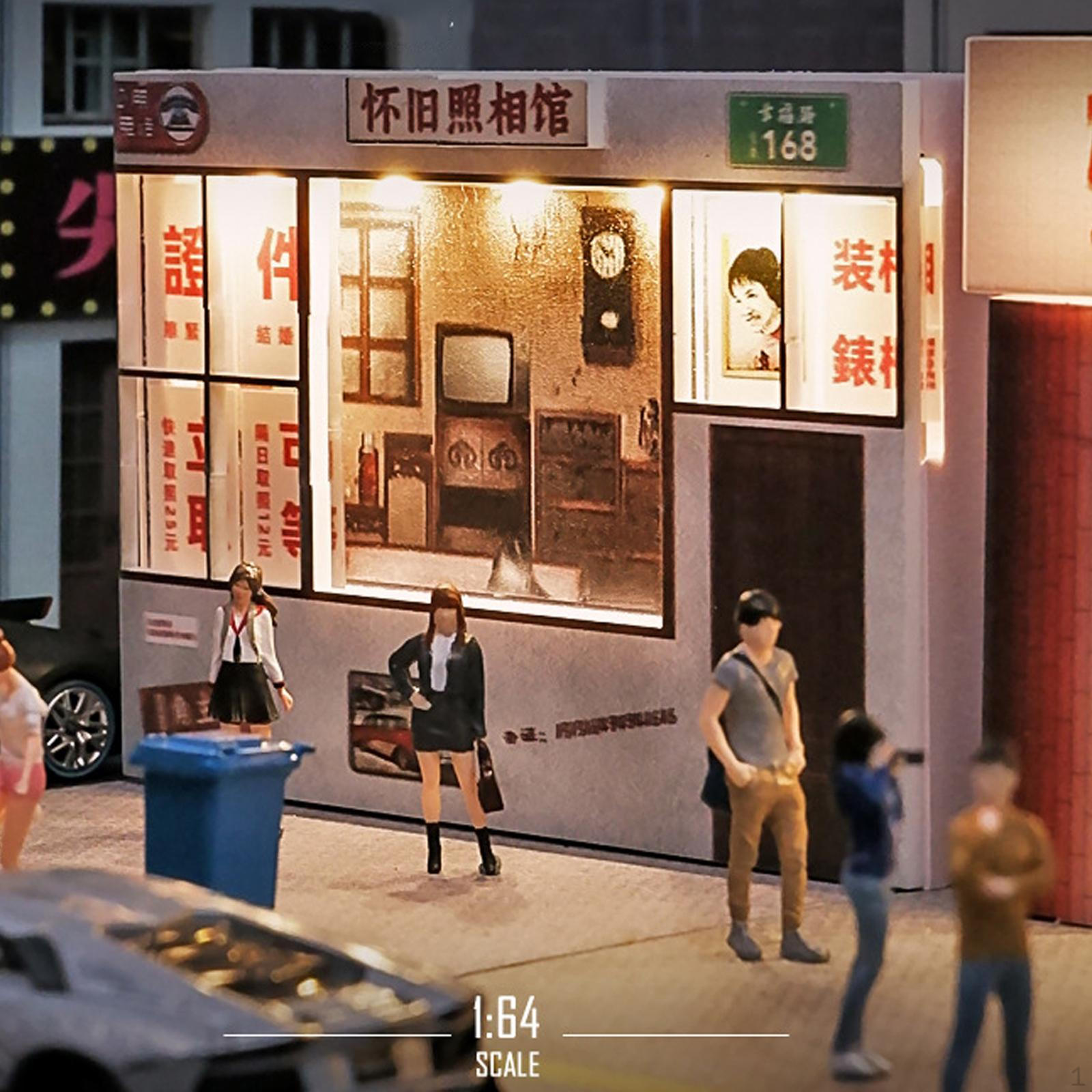 

Диорама-макет модели автомобиля 1/64 для настольной экспозиции и подарка Photo studio