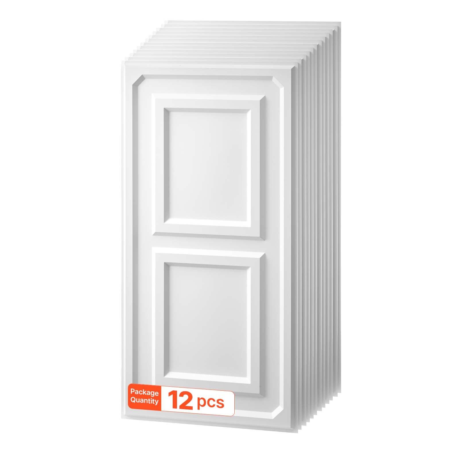 VEVOR 605x1215mm PVC Ceiling Tiles 12-Pack