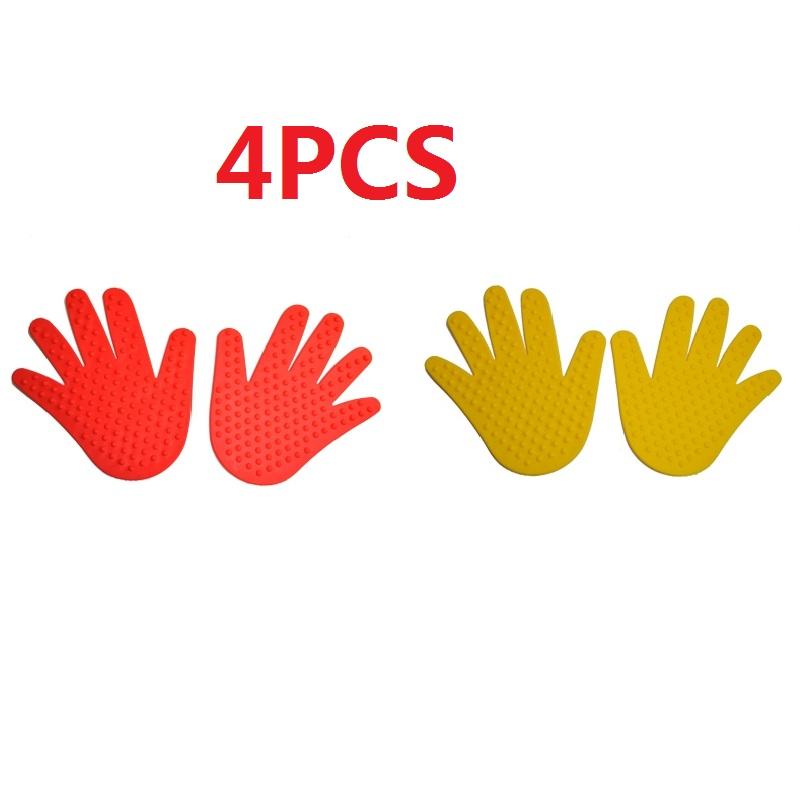 4 Stück Hand Fuß Sport Spielzeug Sensorisches Spiel Pädagogisches Spielzeug für Kinder Outdoor Indoor Krabbeln Springen Aktivität Kindergarten Pro