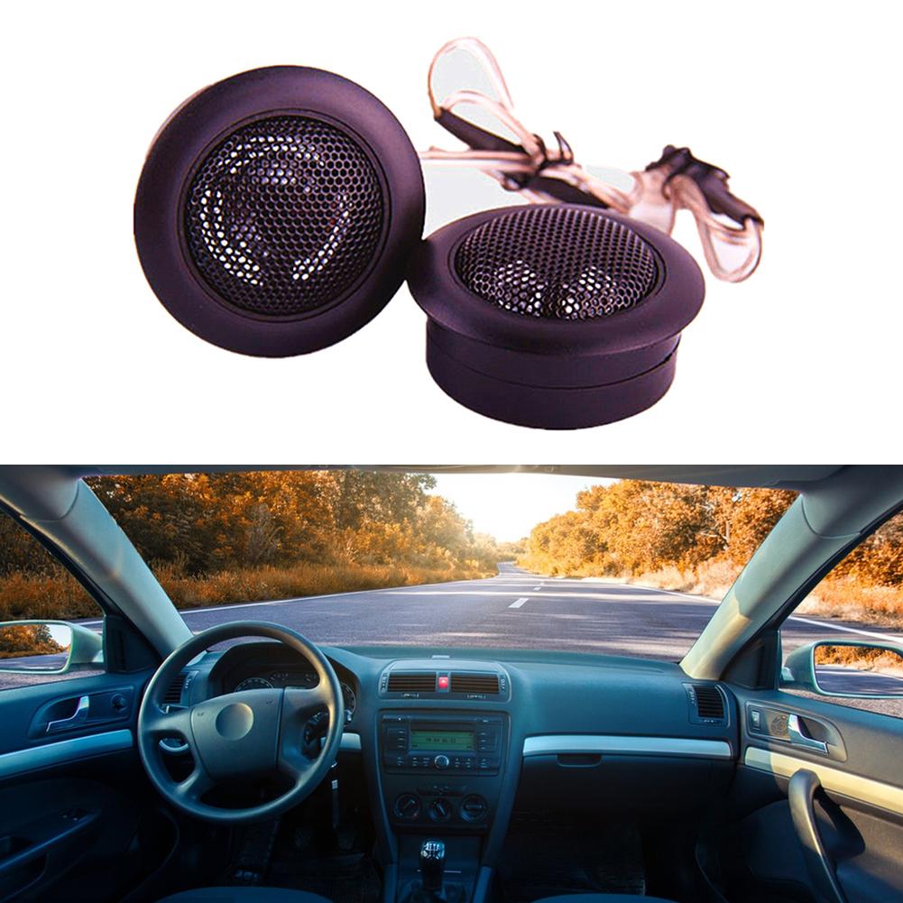2pcs 120W Dome Tweeter Car Speakers Loudspeaker Auto Sound Speaker Subwoofer Car Tweeter Audio Modification Accessories