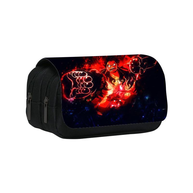 One Piece Student Double Layer Pen Case With Large Capacity For School Organization