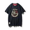 American Retro Pure Cotton Short Sleeve T-Shirt Men's New Arrival Trendy Base Shirt Export Export To Domestic Sales Cotton T-shirt