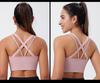 Sport-BH mit gekreuztem Rücken - Schnelltrocknend, Übergröße Yoga- & Fitnessbekleidung