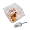 1Set Dollhouse Miniature Transparent Snack Storage Box W/Shovel Dustproof Box Waterproof Display Box Furniture Model Decor Toy