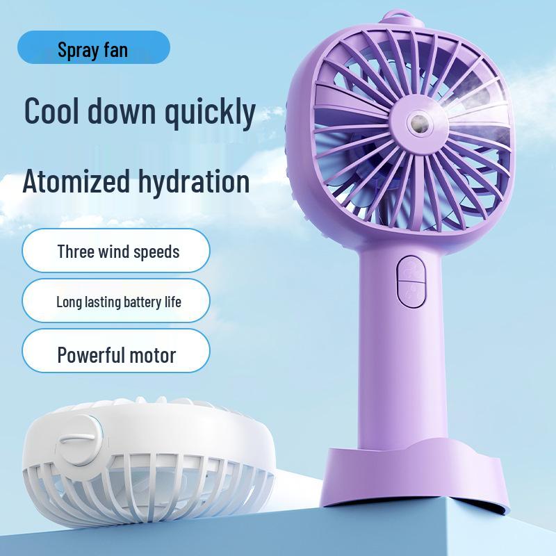 Portable Mini USB Spray Fan - Compact Electric Fan for Home & Office Use