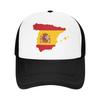 Summer Mesh Sun Hats Spain Map Summer Baseball Cap Trendy Hip Hop Hats WoUnisex Unisex Print Tennis Skate Hot Sale Baseball Caps