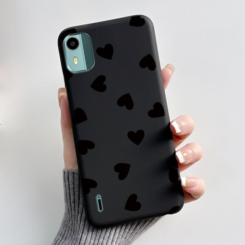 Soft TPU Case For Nokia C12 Cute Love Rabbit Funny Shockproof Silicone Phone Case For Nokia C12 Plus Pro Back Cover C 12 Fundas